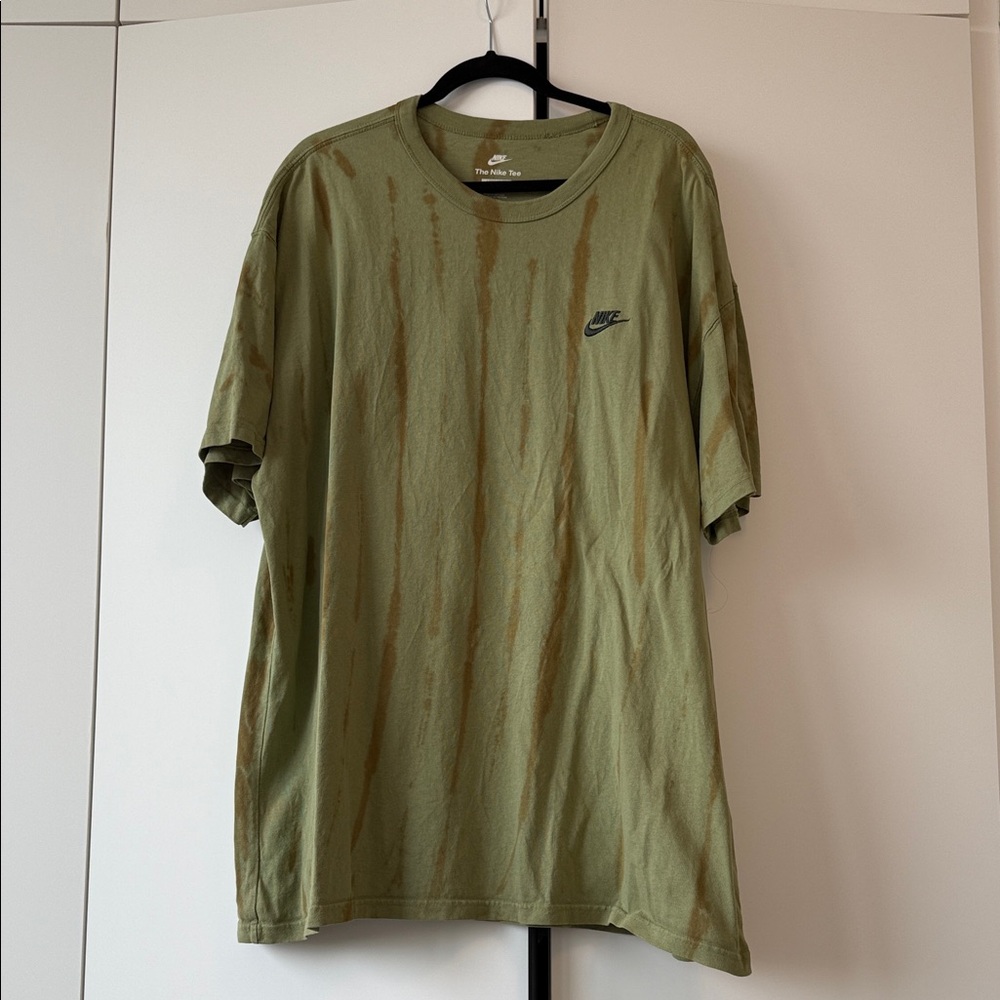 Nike Olive Tie Dye Green Men's T-Shirt